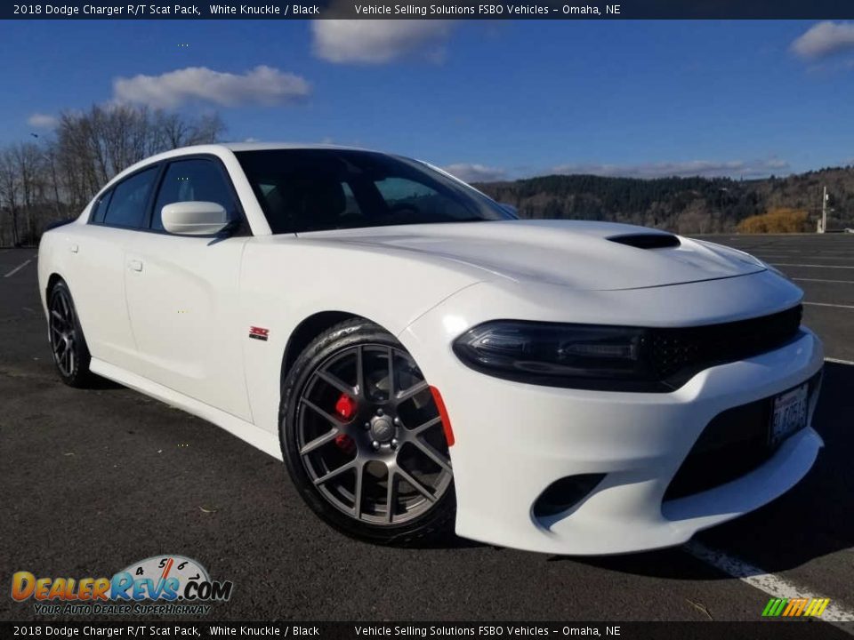 2018 Dodge Charger R/T Scat Pack White Knuckle / Black Photo #14
