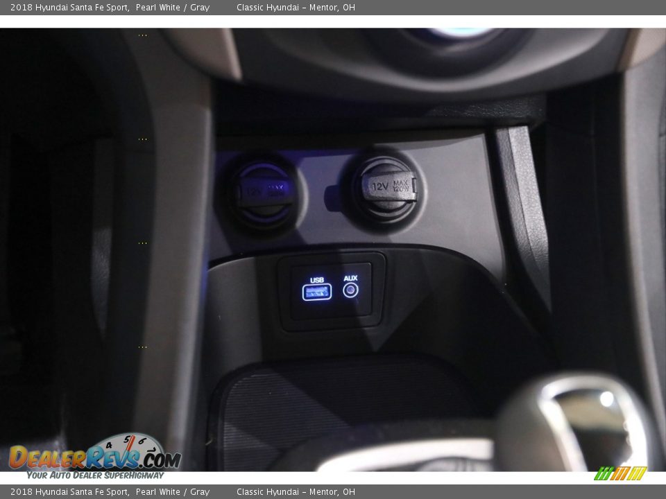 2018 Hyundai Santa Fe Sport Pearl White / Gray Photo #15
