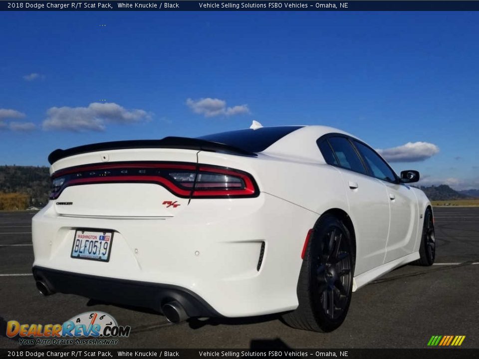 2018 Dodge Charger R/T Scat Pack White Knuckle / Black Photo #17
