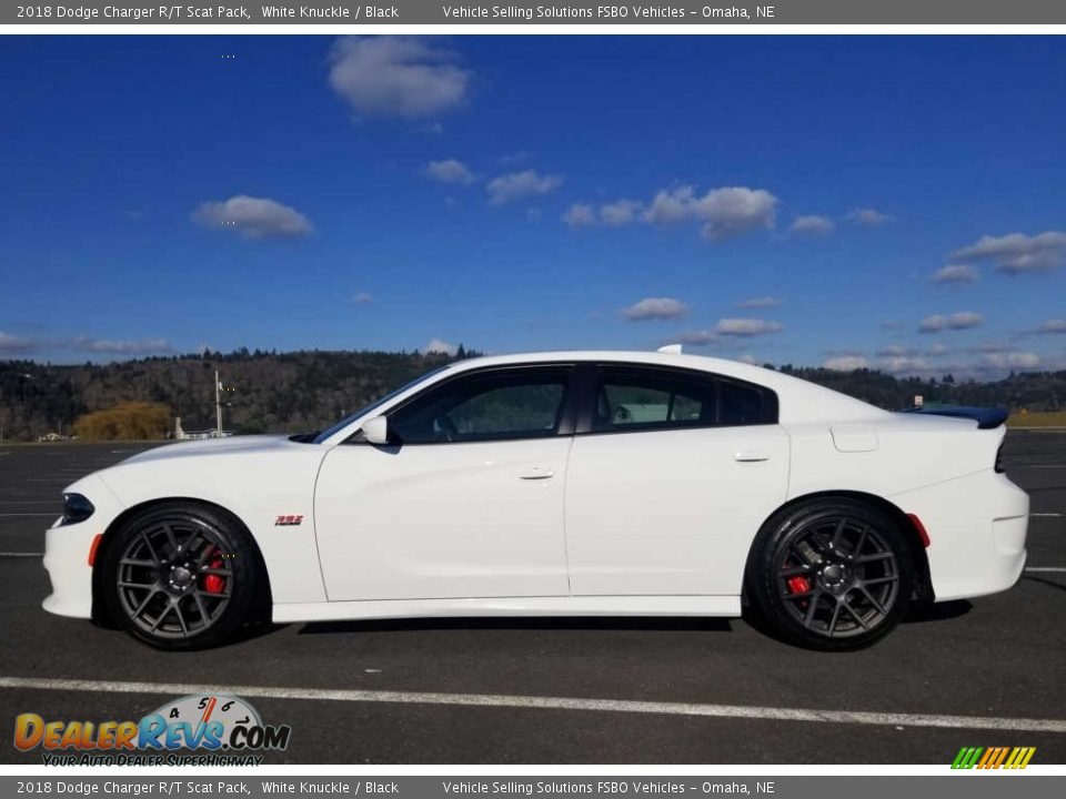 2018 Dodge Charger R/T Scat Pack White Knuckle / Black Photo #18