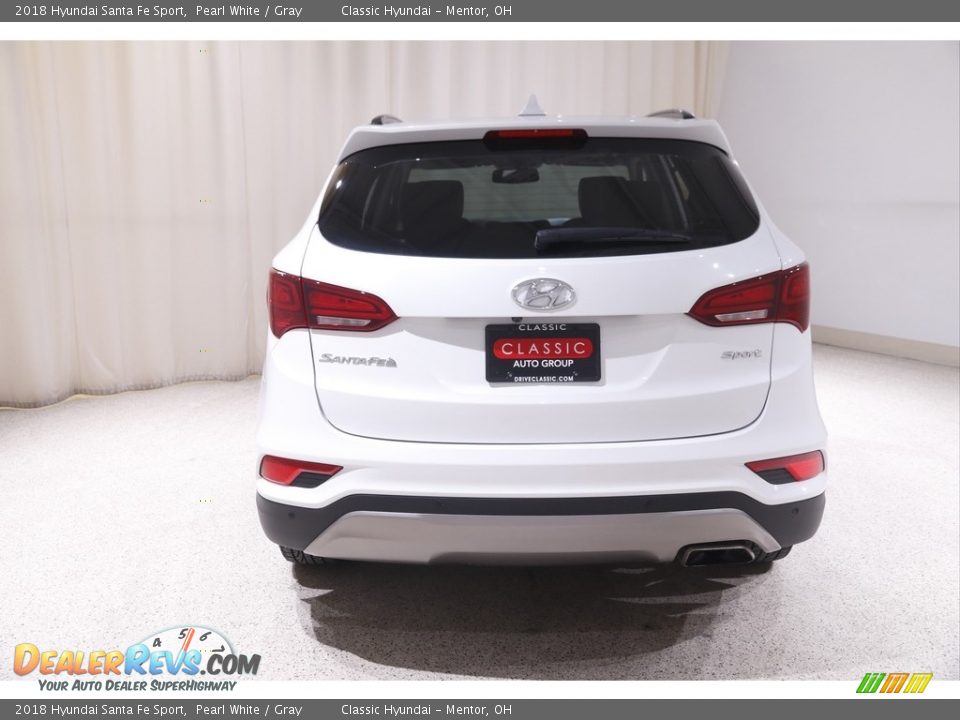 2018 Hyundai Santa Fe Sport Pearl White / Gray Photo #20