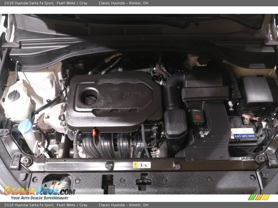 2018 Hyundai Santa Fe Sport Pearl White / Gray Photo #21