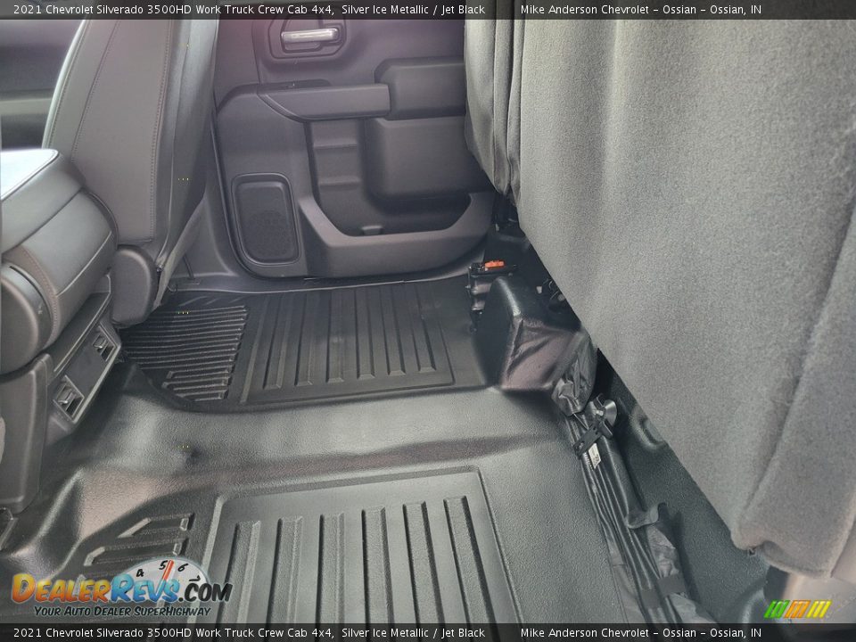 Rear Seat of 2021 Chevrolet Silverado 3500HD Work Truck Crew Cab 4x4 Photo #19