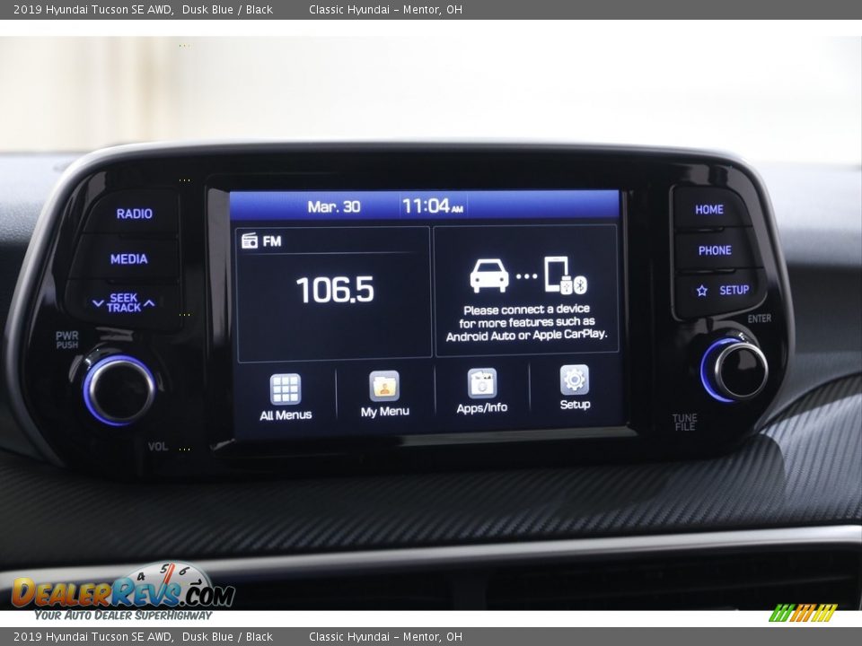 2019 Hyundai Tucson SE AWD Dusk Blue / Black Photo #10