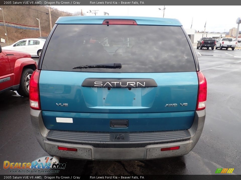 2005 Saturn VUE V6 AWD Dragon Fly Green / Gray Photo #3