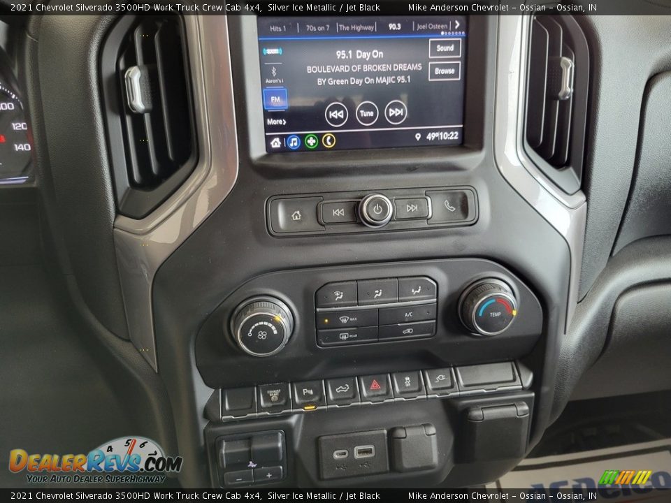 Controls of 2021 Chevrolet Silverado 3500HD Work Truck Crew Cab 4x4 Photo #27