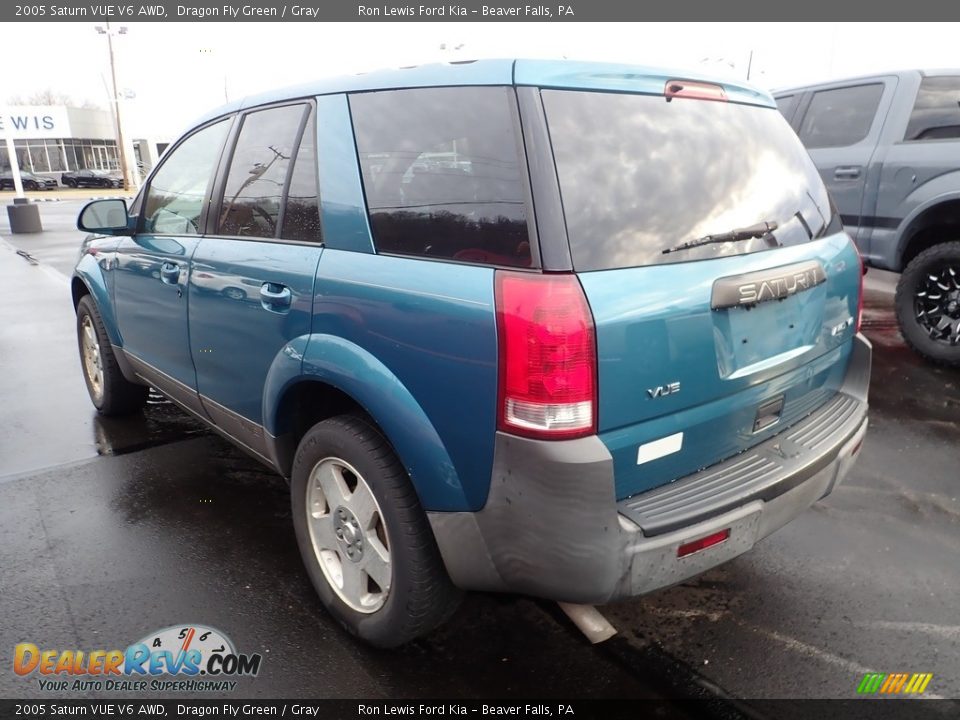 2005 Saturn VUE V6 AWD Dragon Fly Green / Gray Photo #4