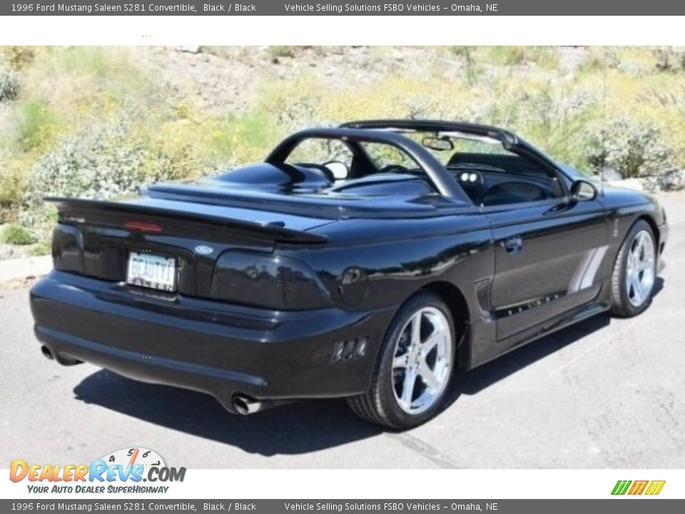 Black 1996 Ford Mustang Saleen S281 Convertible Photo #2