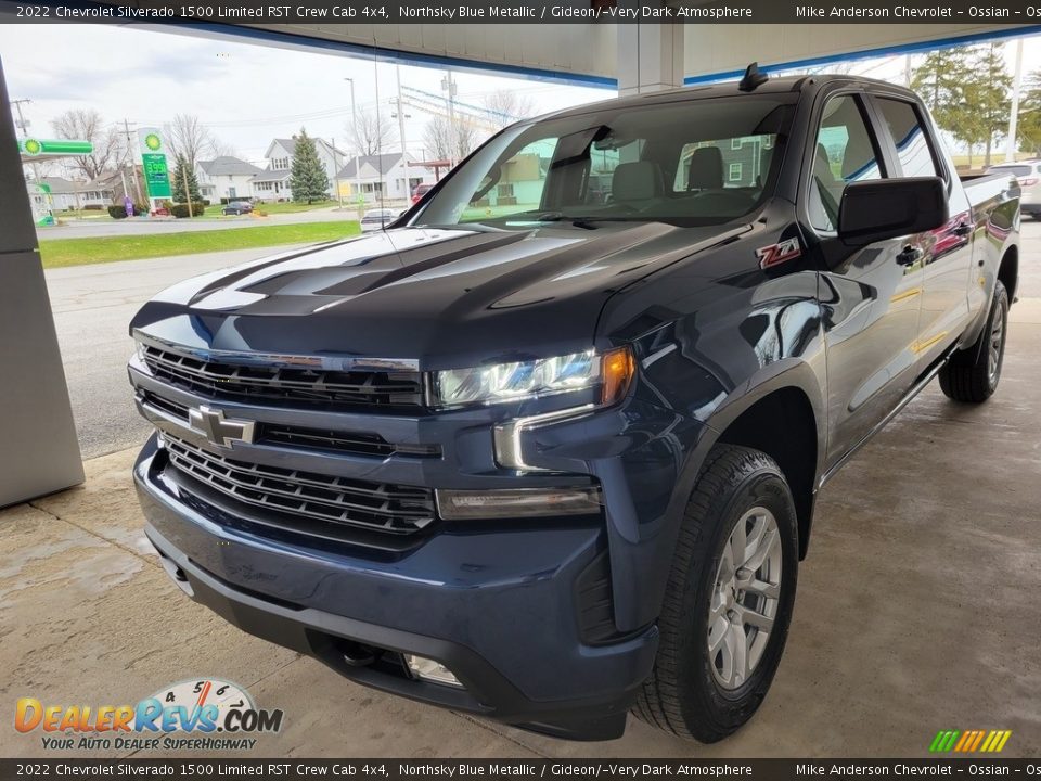 2022 Chevrolet Silverado 1500 Limited RST Crew Cab 4x4 Northsky Blue Metallic / Gideon/­Very Dark Atmosphere Photo #8