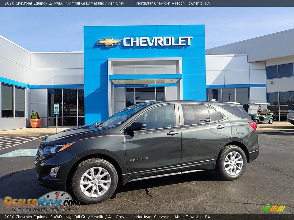 2020 Chevrolet Equinox LS AWD Nightfall Gray Metallic / Ash Gray Photo #1