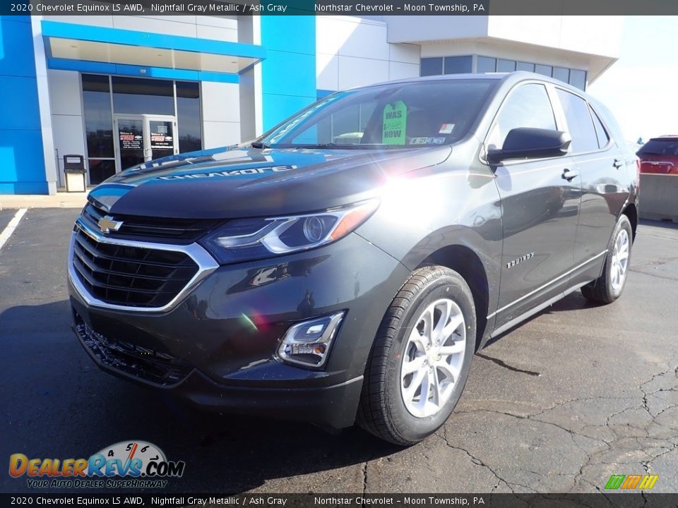 2020 Chevrolet Equinox LS AWD Nightfall Gray Metallic / Ash Gray Photo #2