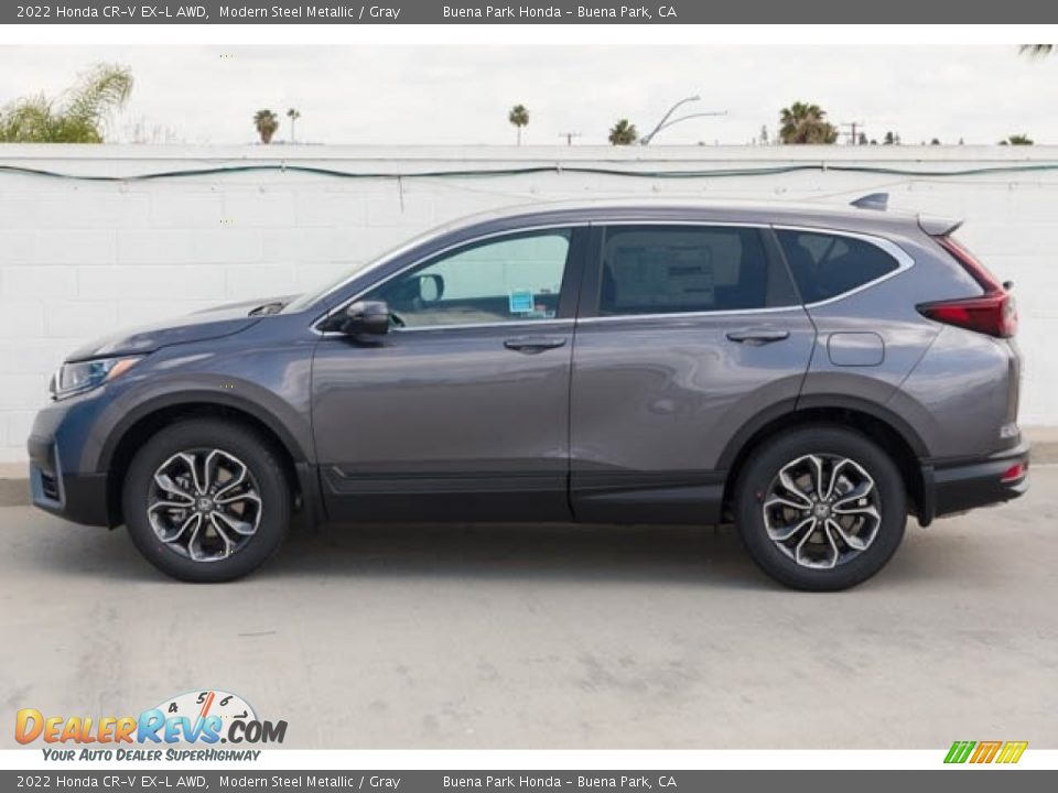 Modern Steel Metallic 2022 Honda CR-V EX-L AWD Photo #4