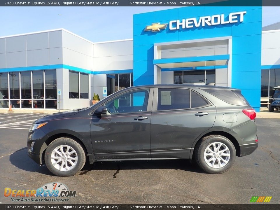 2020 Chevrolet Equinox LS AWD Nightfall Gray Metallic / Ash Gray Photo #3