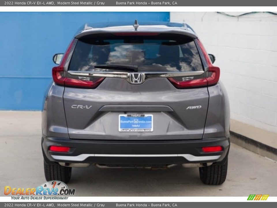 2022 Honda CR-V EX-L AWD Modern Steel Metallic / Gray Photo #5