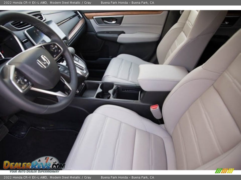 Gray Interior - 2022 Honda CR-V EX-L AWD Photo #13