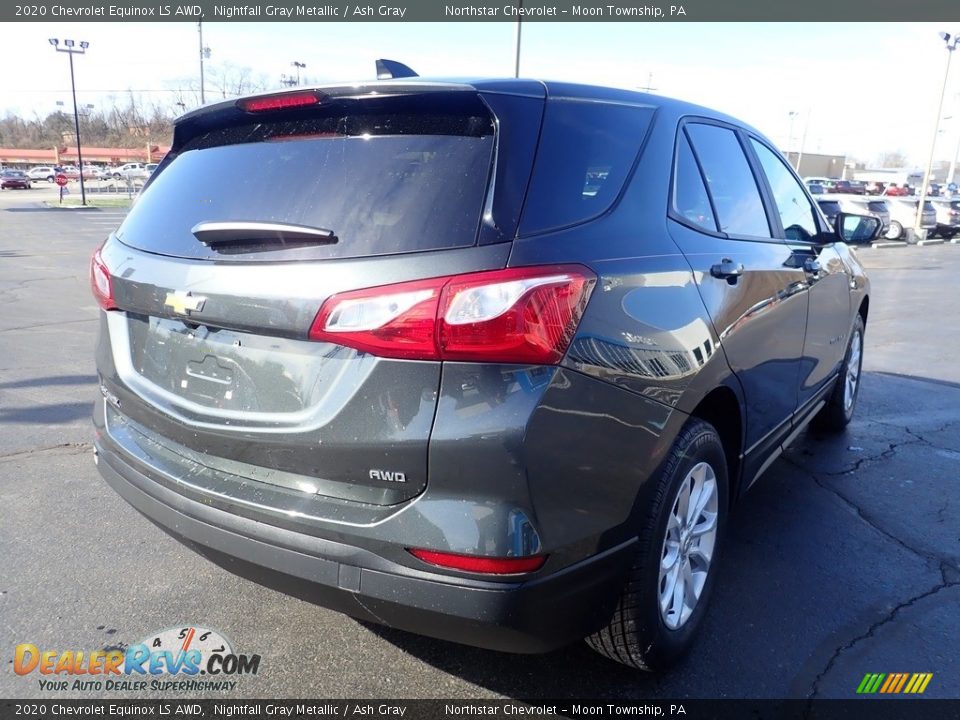 2020 Chevrolet Equinox LS AWD Nightfall Gray Metallic / Ash Gray Photo #8