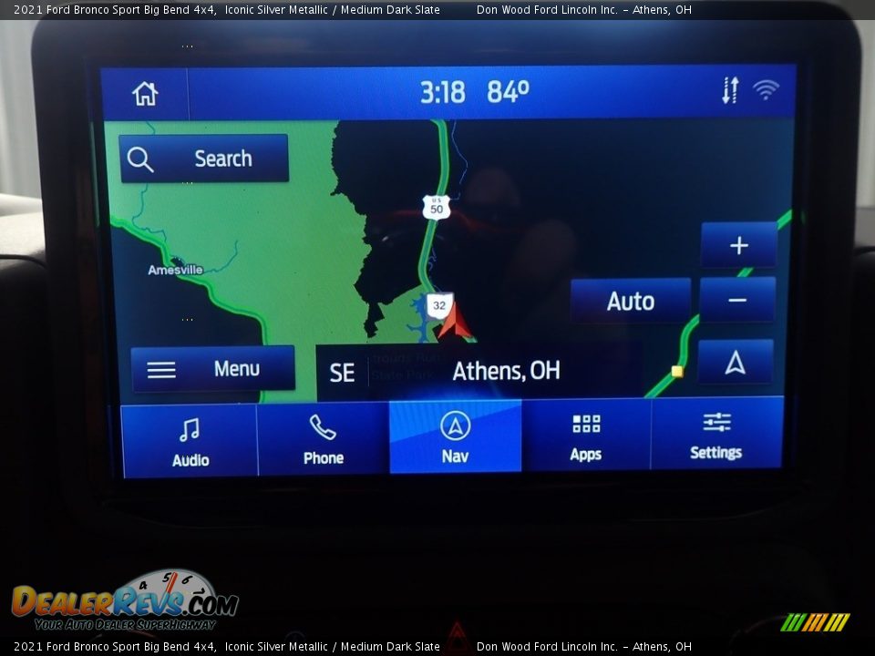 Navigation of 2021 Ford Bronco Sport Big Bend 4x4 Photo #2