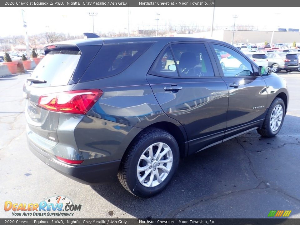 2020 Chevrolet Equinox LS AWD Nightfall Gray Metallic / Ash Gray Photo #9