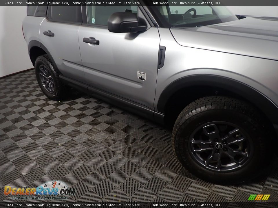 2021 Ford Bronco Sport Big Bend 4x4 Iconic Silver Metallic / Medium Dark Slate Photo #5