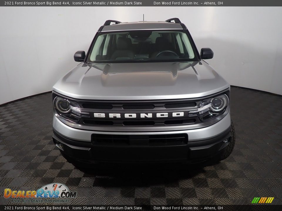 2021 Ford Bronco Sport Big Bend 4x4 Iconic Silver Metallic / Medium Dark Slate Photo #6