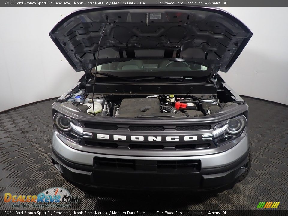 2021 Ford Bronco Sport Big Bend 4x4 Iconic Silver Metallic / Medium Dark Slate Photo #7