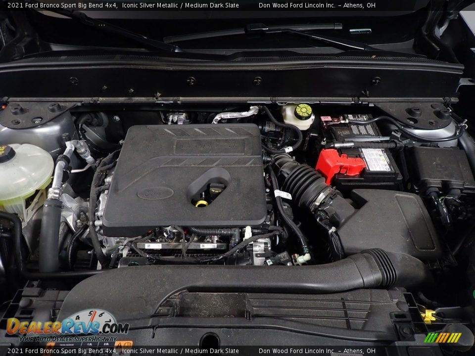 2021 Ford Bronco Sport Big Bend 4x4 1.5 Liter Turbocharged DOHC 12-Valve Ti-VCT EcoBoost 3 Cylinder Engine Photo #8