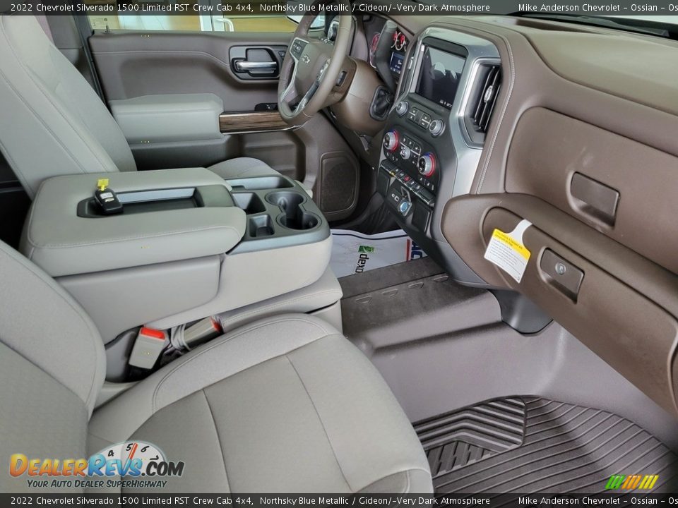 Gideon/­Very Dark Atmosphere Interior - 2022 Chevrolet Silverado 1500 Limited RST Crew Cab 4x4 Photo #24