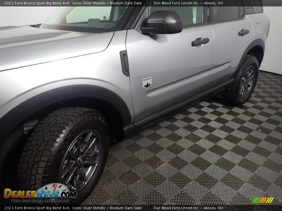 2021 Ford Bronco Sport Big Bend 4x4 Iconic Silver Metallic / Medium Dark Slate Photo #11