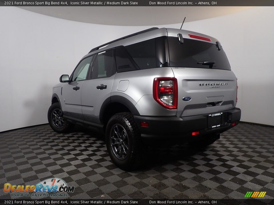 2021 Ford Bronco Sport Big Bend 4x4 Iconic Silver Metallic / Medium Dark Slate Photo #12