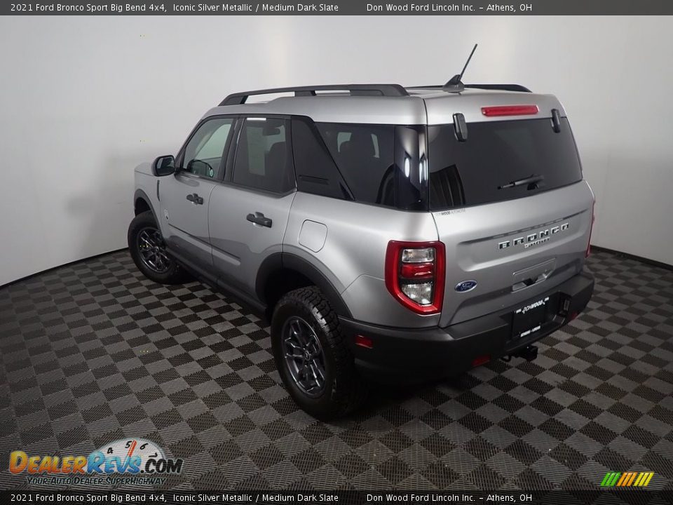 2021 Ford Bronco Sport Big Bend 4x4 Iconic Silver Metallic / Medium Dark Slate Photo #13