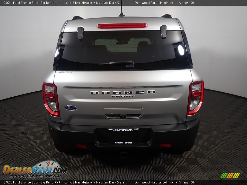 2021 Ford Bronco Sport Big Bend 4x4 Iconic Silver Metallic / Medium Dark Slate Photo #14