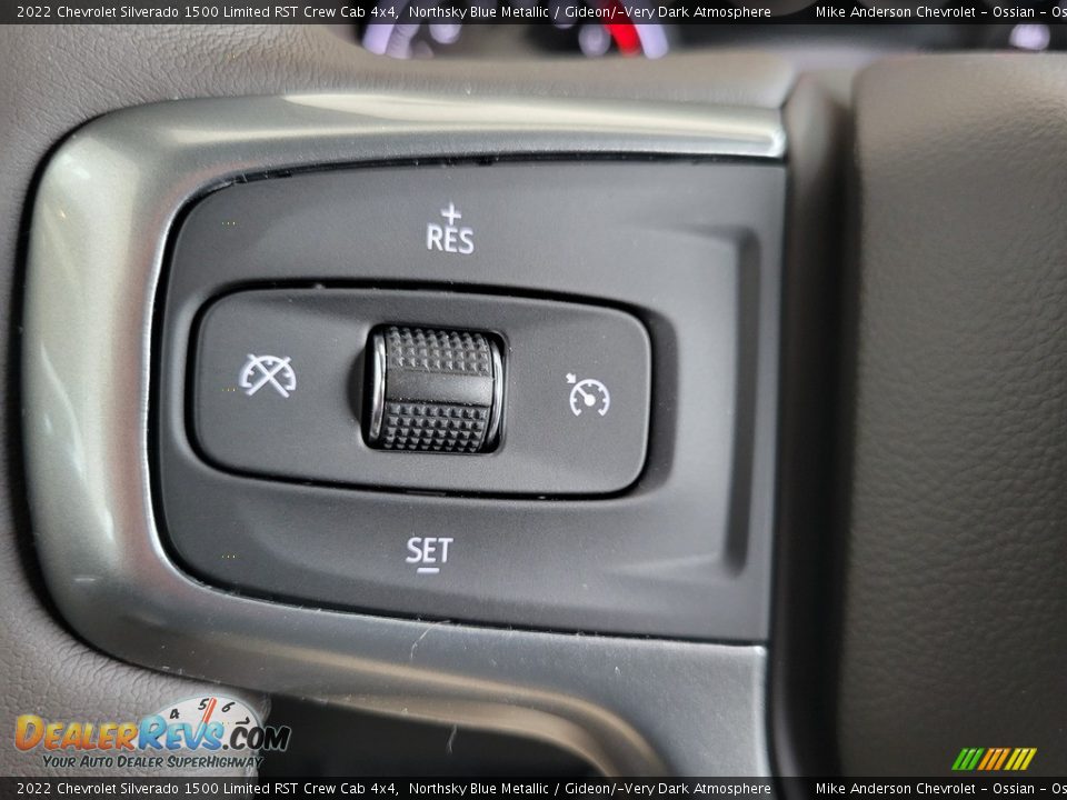 2022 Chevrolet Silverado 1500 Limited RST Crew Cab 4x4 Northsky Blue Metallic / Gideon/­Very Dark Atmosphere Photo #29