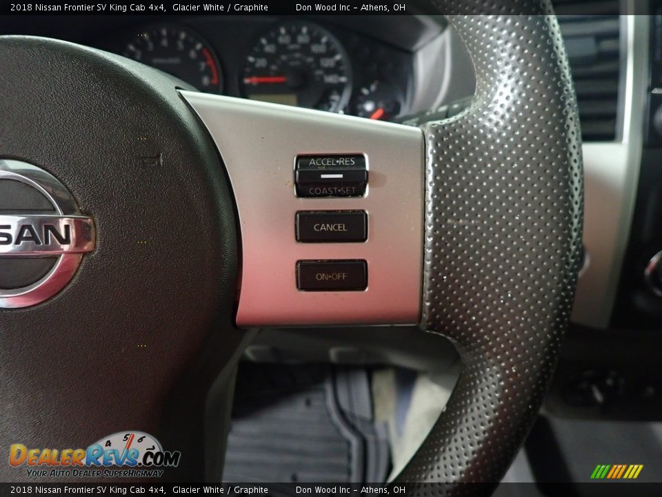 2018 Nissan Frontier SV King Cab 4x4 Glacier White / Graphite Photo #29