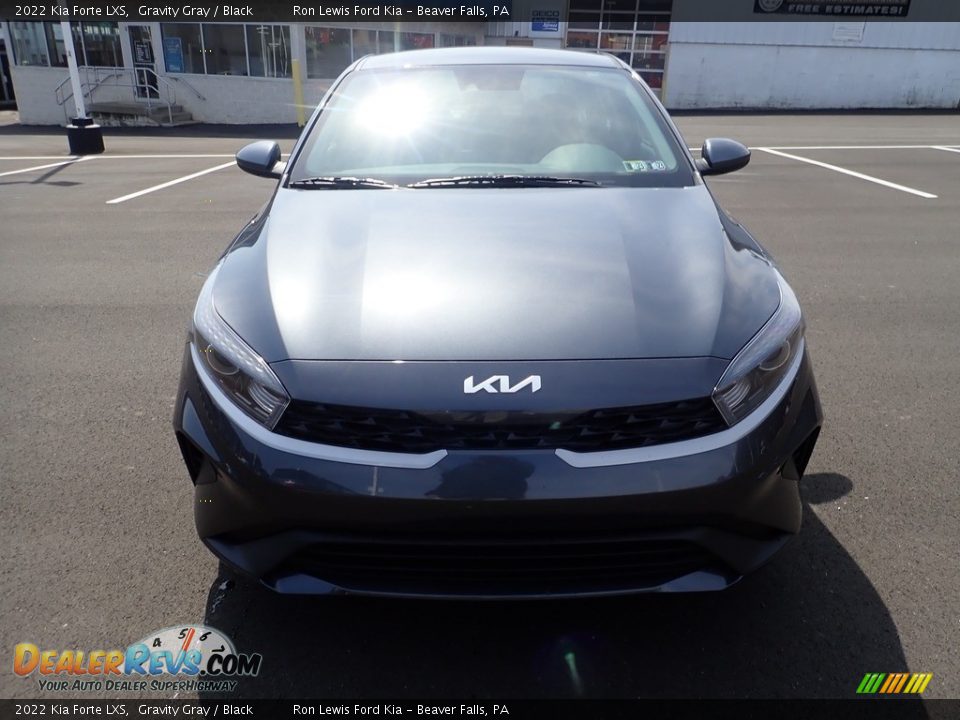 2022 Kia Forte LXS Gravity Gray / Black Photo #7