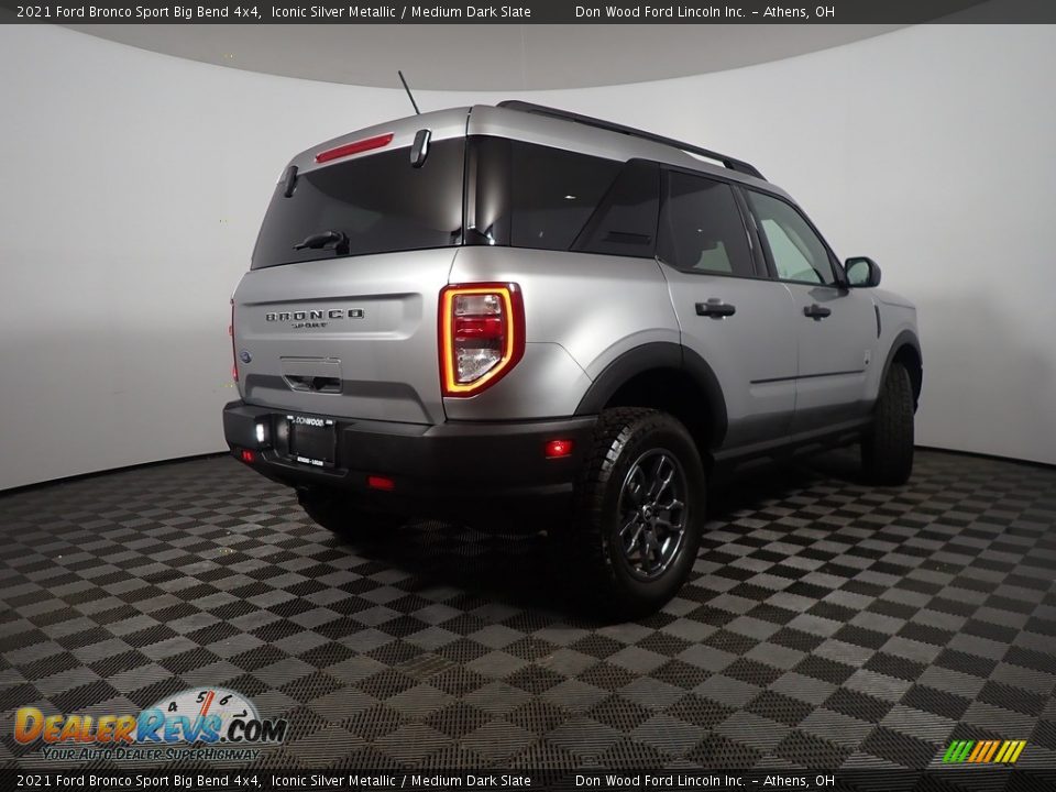 2021 Ford Bronco Sport Big Bend 4x4 Iconic Silver Metallic / Medium Dark Slate Photo #18