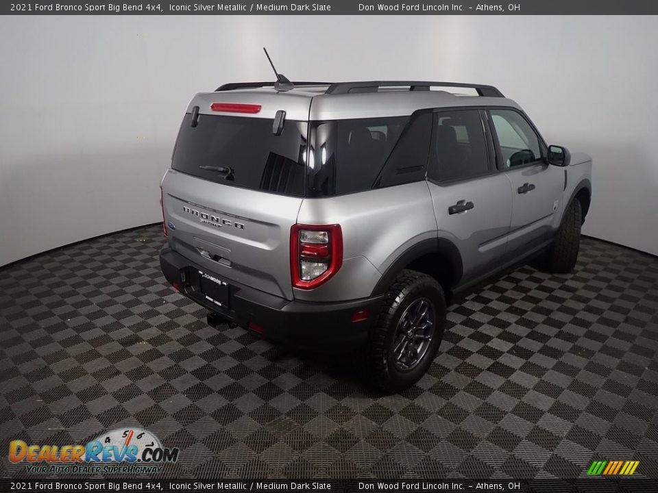 2021 Ford Bronco Sport Big Bend 4x4 Iconic Silver Metallic / Medium Dark Slate Photo #19