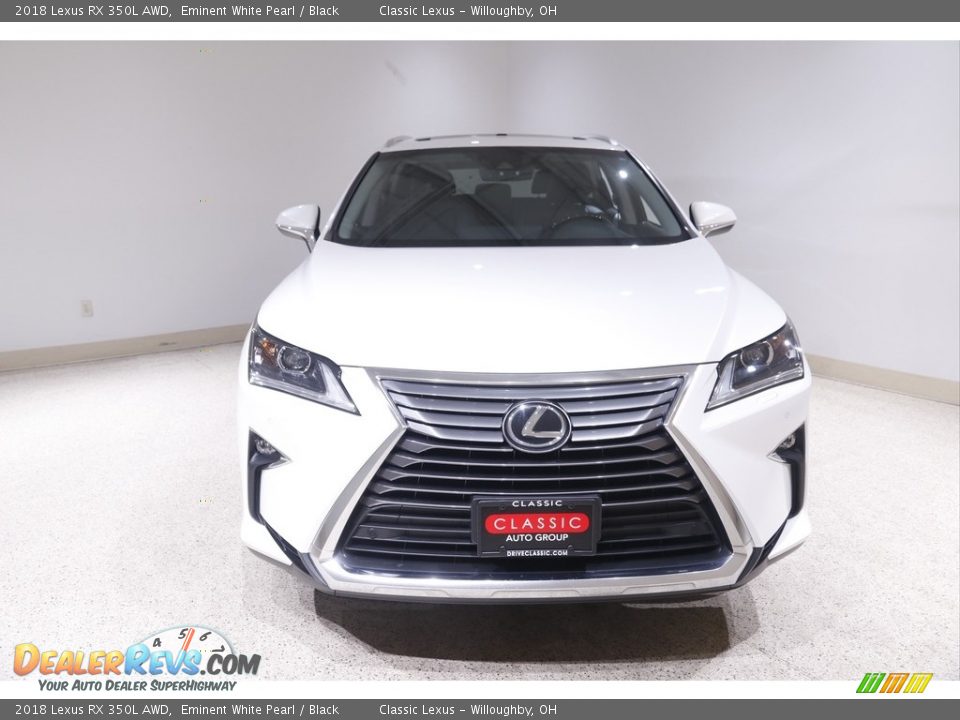 2018 Lexus RX 350L AWD Eminent White Pearl / Black Photo #2