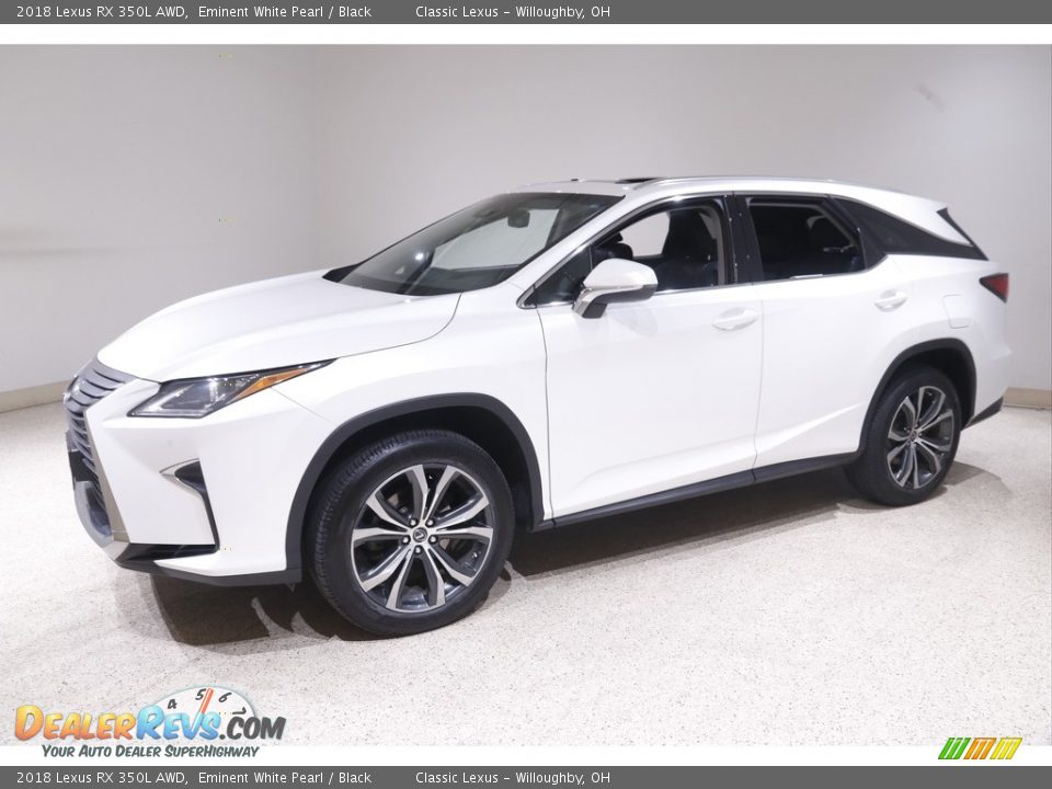 2018 Lexus RX 350L AWD Eminent White Pearl / Black Photo #3