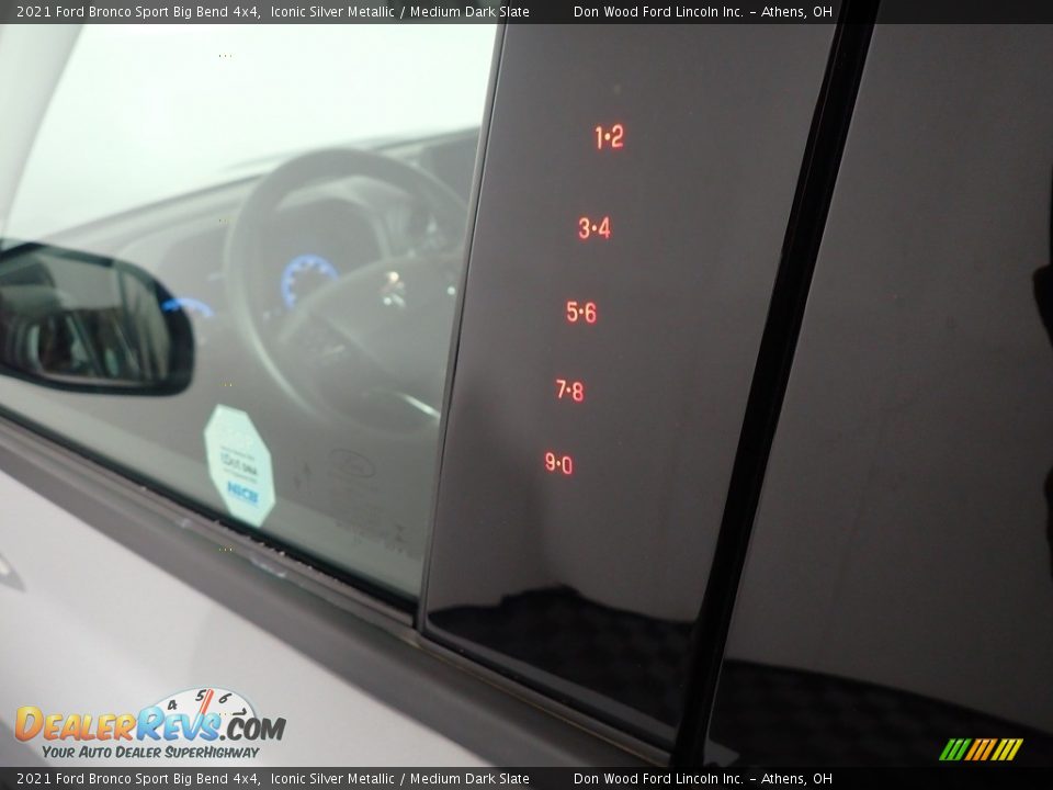 2021 Ford Bronco Sport Big Bend 4x4 Iconic Silver Metallic / Medium Dark Slate Photo #22