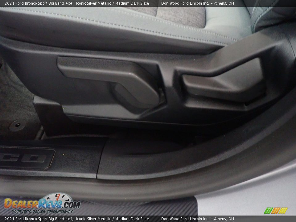 2021 Ford Bronco Sport Big Bend 4x4 Iconic Silver Metallic / Medium Dark Slate Photo #26
