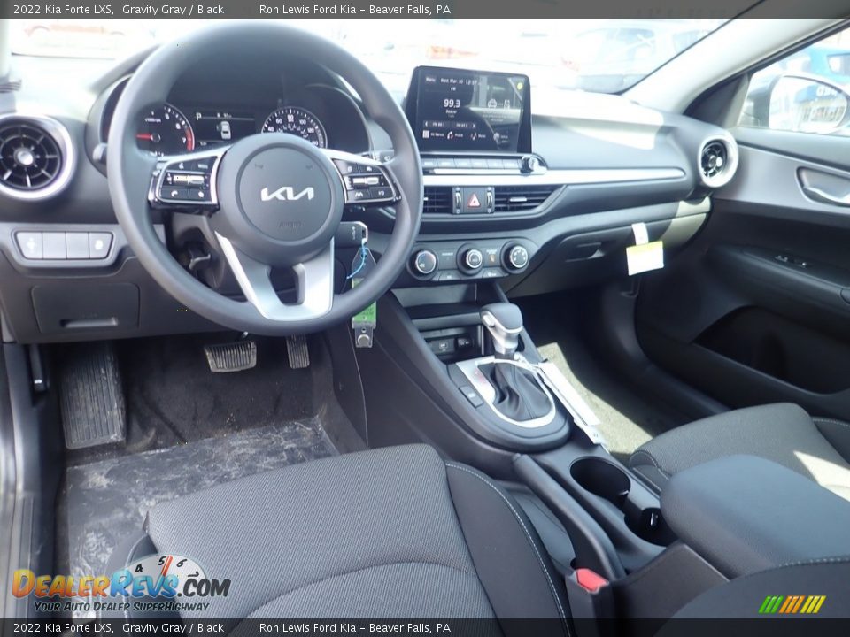 Black Interior - 2022 Kia Forte LXS Photo #15
