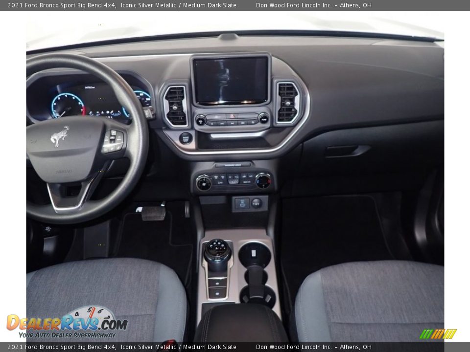 2021 Ford Bronco Sport Big Bend 4x4 Iconic Silver Metallic / Medium Dark Slate Photo #28