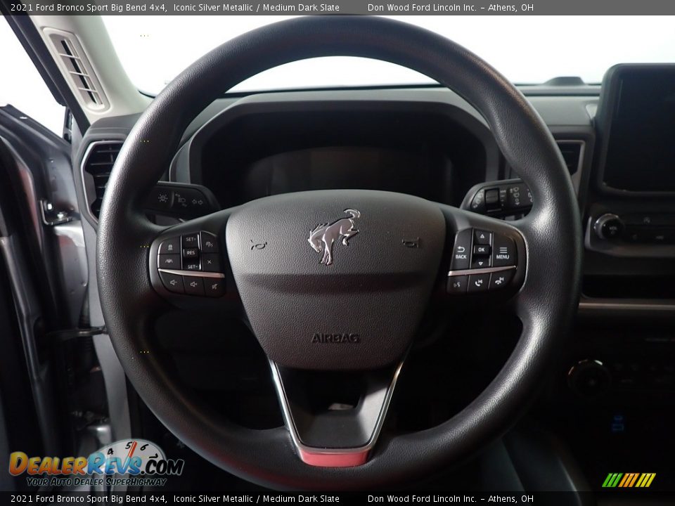 2021 Ford Bronco Sport Big Bend 4x4 Steering Wheel Photo #30