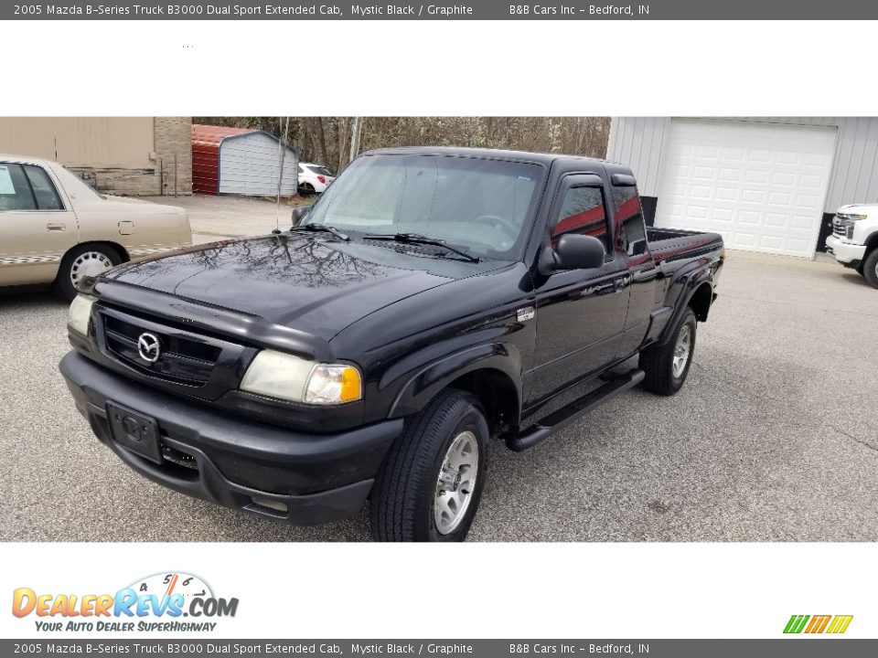 2005 Mazda B-Series Truck B3000 Dual Sport Extended Cab Mystic Black / Graphite Photo #9