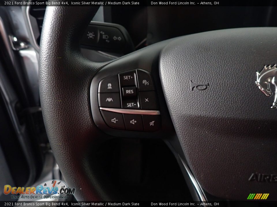 2021 Ford Bronco Sport Big Bend 4x4 Steering Wheel Photo #32