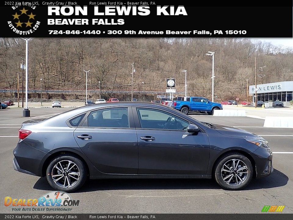 2022 Kia Forte LXS Gravity Gray / Black Photo #1