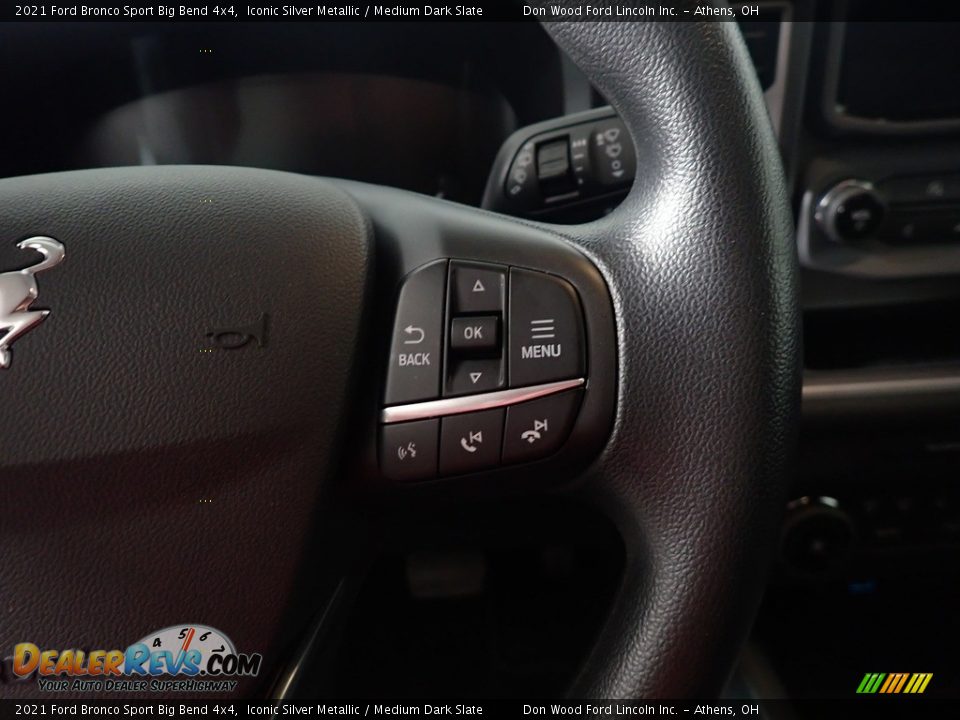 2021 Ford Bronco Sport Big Bend 4x4 Steering Wheel Photo #33