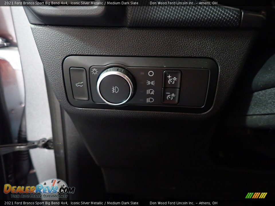 2021 Ford Bronco Sport Big Bend 4x4 Iconic Silver Metallic / Medium Dark Slate Photo #34