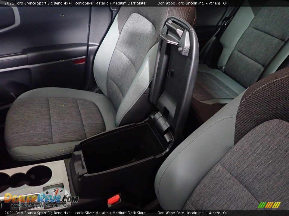 2021 Ford Bronco Sport Big Bend 4x4 Iconic Silver Metallic / Medium Dark Slate Photo #36