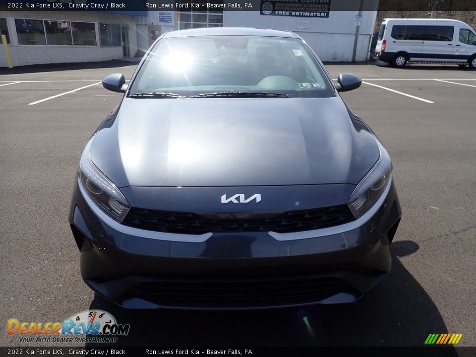 2022 Kia Forte LXS Gravity Gray / Black Photo #7